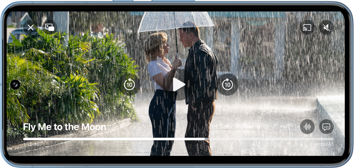 Se muestran los controles de reproducción