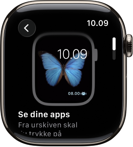 Et tip til at åbne Kontrolcenter.