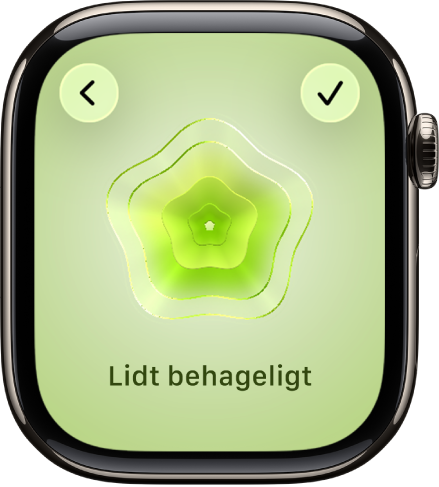 Appen Mindfulness, der viser en status for sindsstemning.