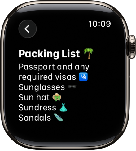 Eine Liste mit Notizen mit angepinnten Notizen ganz oben.