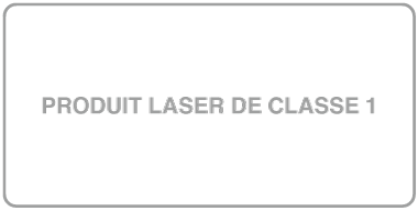 symbole de produit laser de classe 1
