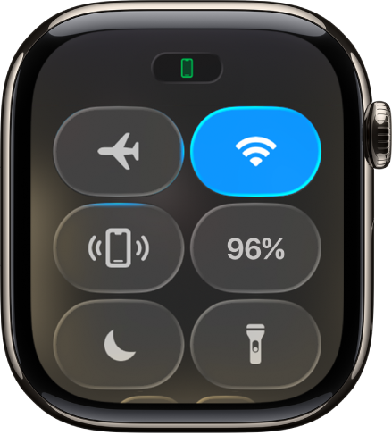 ״מרכז הבקרה״ עם הכפתור ״רשת אלחוטית״ מימין למעלה.