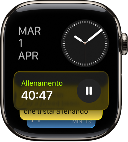 La raccolta smart su Apple Watch con le attività in tempo reale e i widget.