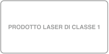Simbolo del prodotto laser di Classe 1