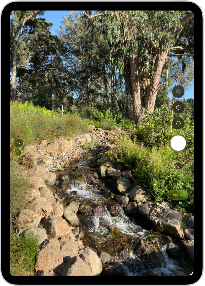 L’app Càmera està oberta en mode de foto.
