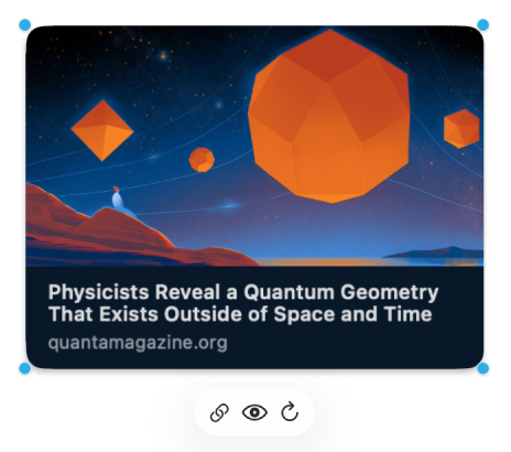 Odkaz s nástroji pro formátování