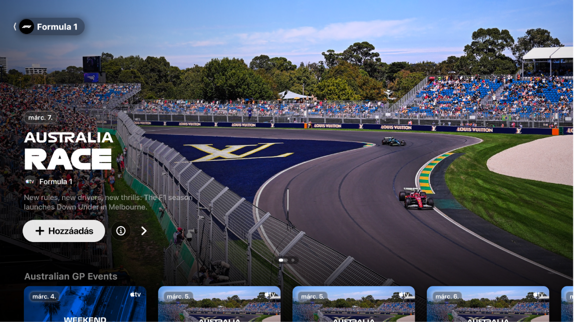 A Formula–1 képernyője