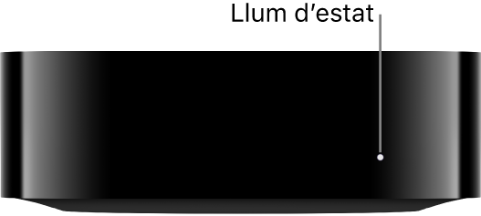 L’Apple TV amb l’indicador lluminós d’estat