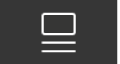 El botón “Visualización como lista” de la Touch Bar