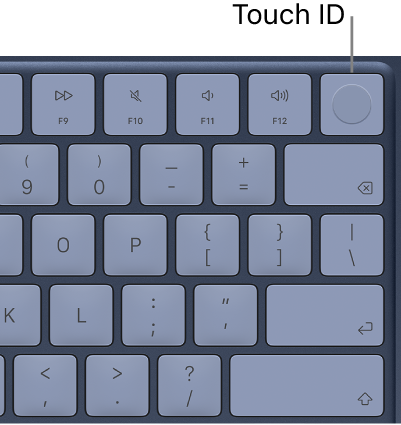 Touch ID auf der MacBook Neo-Tastatur