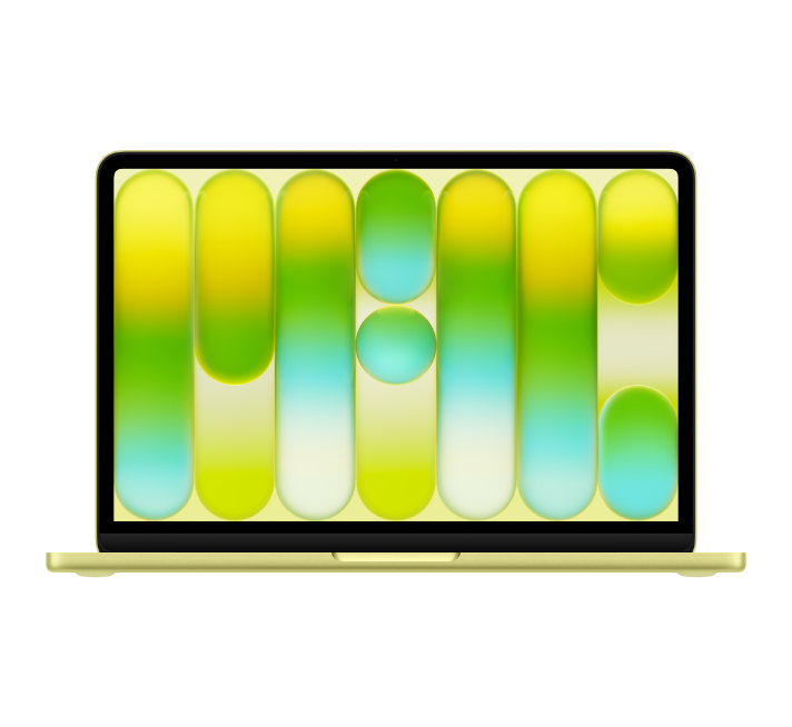 Vue frontale d’un MacBook Neo.