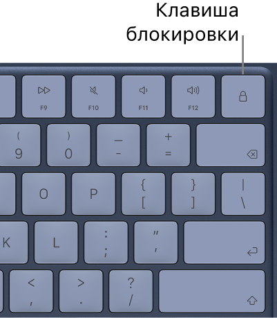 Клавиша блокировки на клавиатуре MacBook Neo.