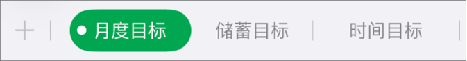 带有白色边角的工作表标签,表示正在编辑图表数据引用。
