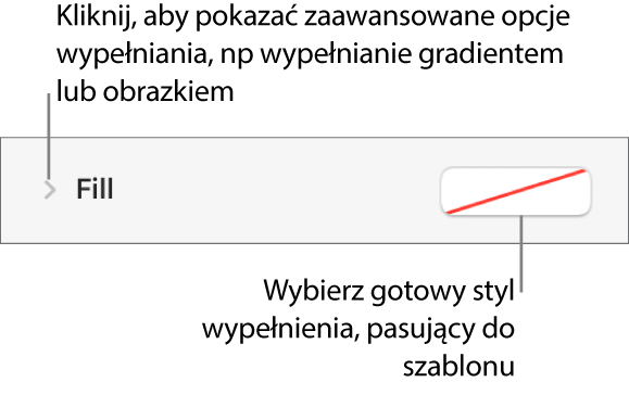 Narzędzia wybierania koloru wypełnienia.