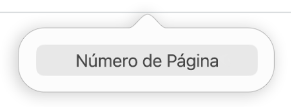 Botão Inserir Número de Página, abaixo do cabeçalho.
