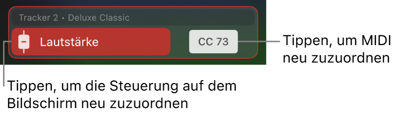Abbildung. Steuerung in der Steuerungsreihe neu zuweisen.