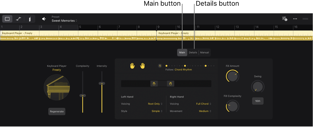 Figure. The Session Player Editor.