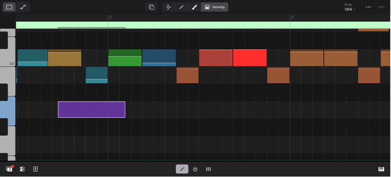 Figure. Note velocity.