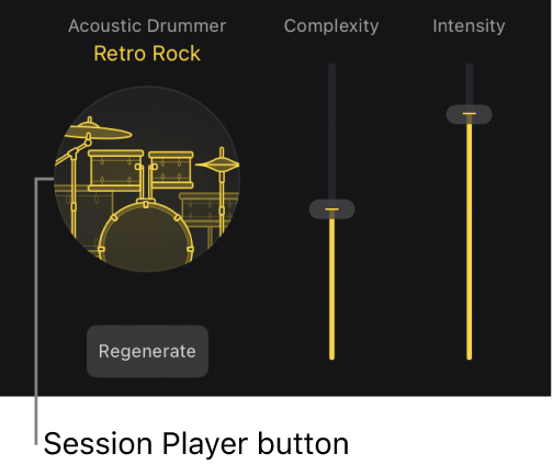 Figure. The Session Player button in the Session Player Editor.
