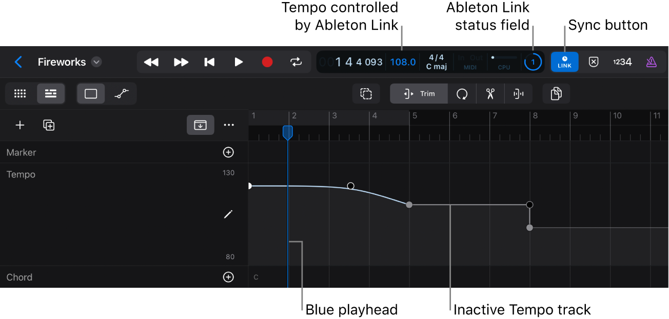 Ableton Link components.