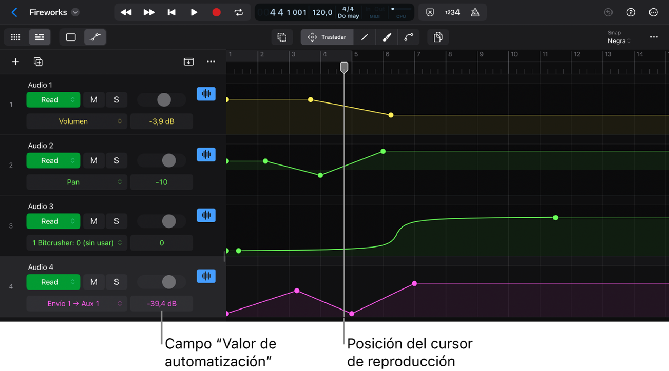 Ilustración. Campo “Valor de automatización”.