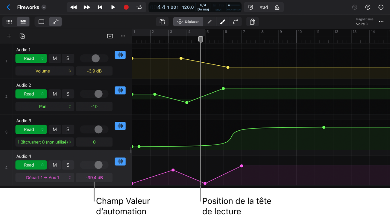 Figure. Champ Valeur d’automation.