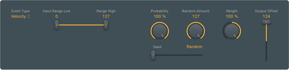 図。Randomizerウインドウ。