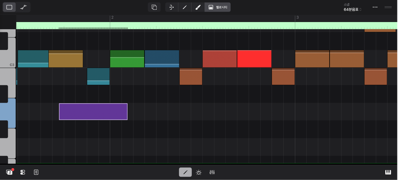 그림. 노트 벨로시티.