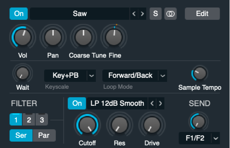 Ilustración. Controles maestros de origen.