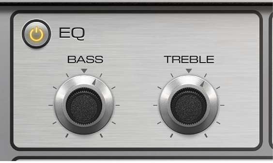 図。Vintage Electric Pianoの「EQ」パラメータ。