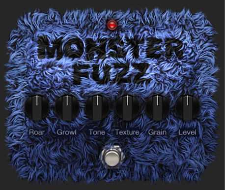 図。「Monster Fuzz」ストンプボックスウインドウ。