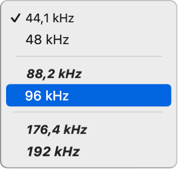 Ilustración. Pantalla “Frecuencia de muestreo” en la barra de controles.