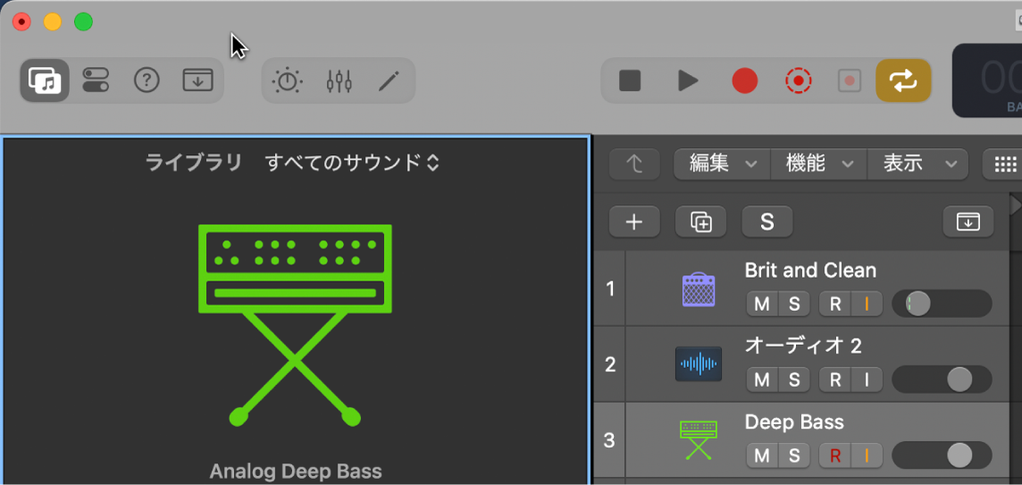 図。ウインドウのタイトルバーをドラッグしています。