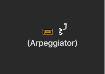 그림. 다른 레이어와 케이블 연결한 오브젝트 표시.