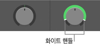 그림. 스테레오 패닝 노브.