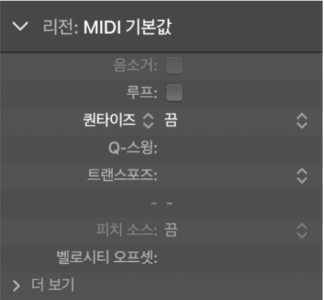 그림. 리전 인스펙터.