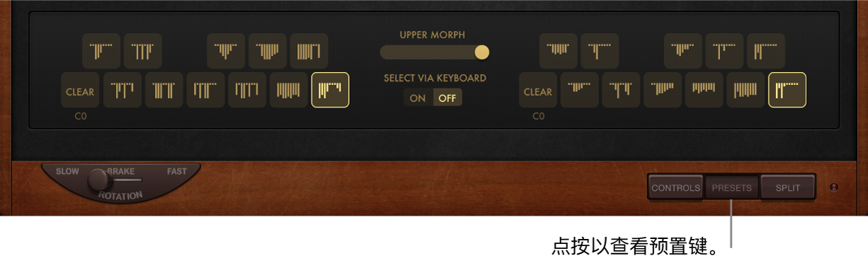 图。怀旧 B3 预置键。