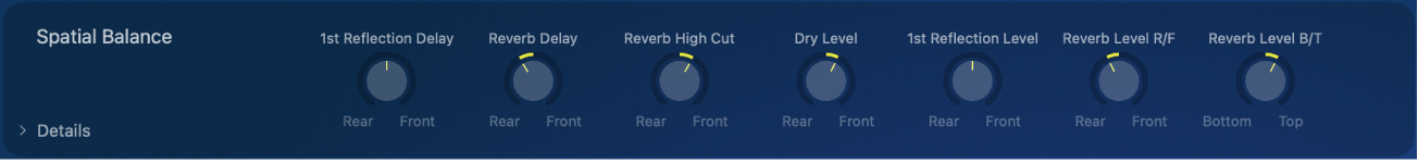 图。YardStick 中的 Quantec Room Simulator 宏控制。