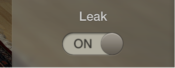 図。Drum Kit Designerの「Leak」スイッチ。