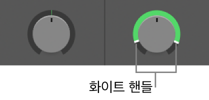 그림. 스테레오 패닝 노브.
