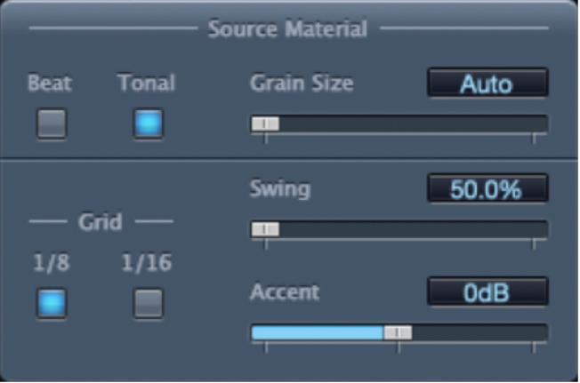 图。Grooveshifter 窗口。