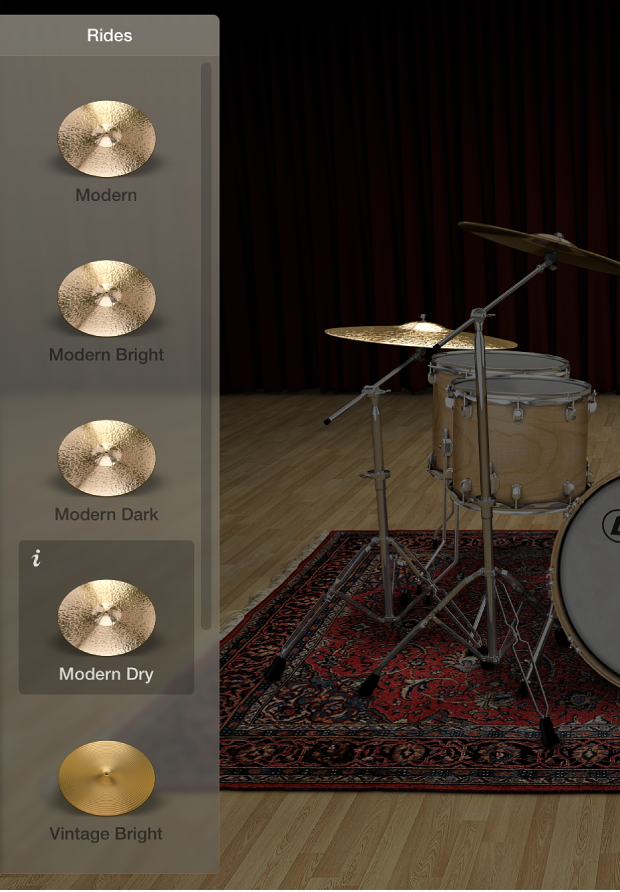 그림. Drum Kit Designer Exchange 패널.