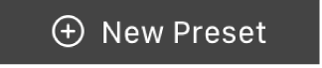 Pulsante della Touch Bar “Nuovo preset”