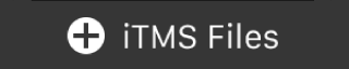 Pulsante della Touch Bar per aggiungere file ITMS