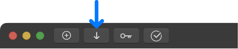 The Import Media button in the toolbar