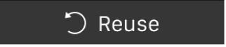 Touch Barの「再利用」ボタン