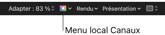 Bouton Partager dans la barre d’outils