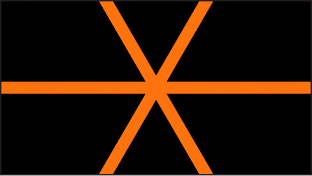 “汇聚”设定为“经典”的辐射条纹发生器