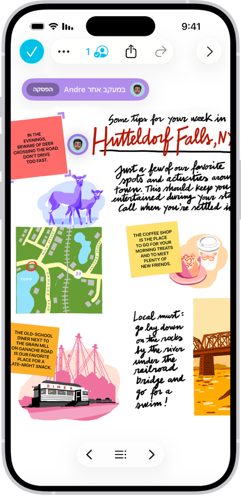 מישהו עוקב אחר הלוח של מישהו אחר ב‑Freeform.