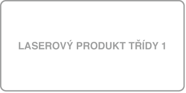 Štítek laserového produktu třídy 1.